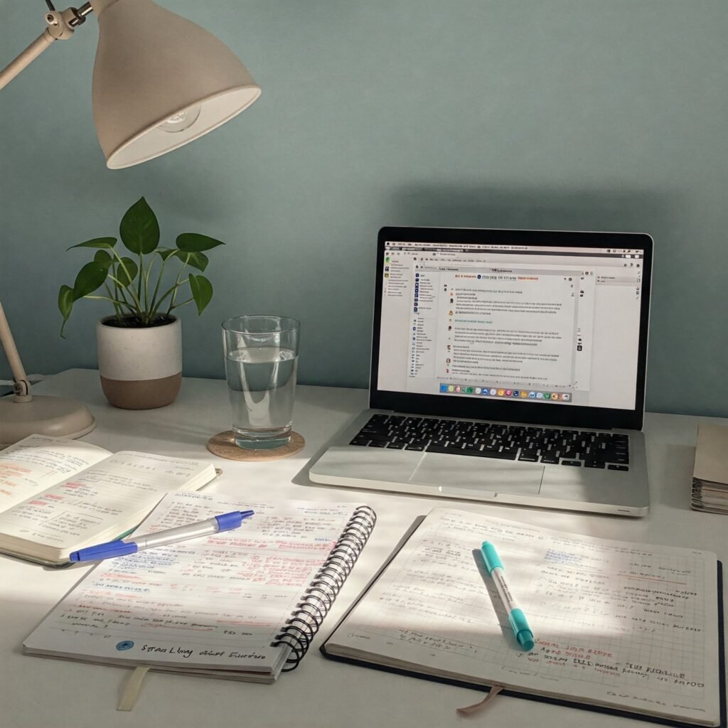 Organized Study Space