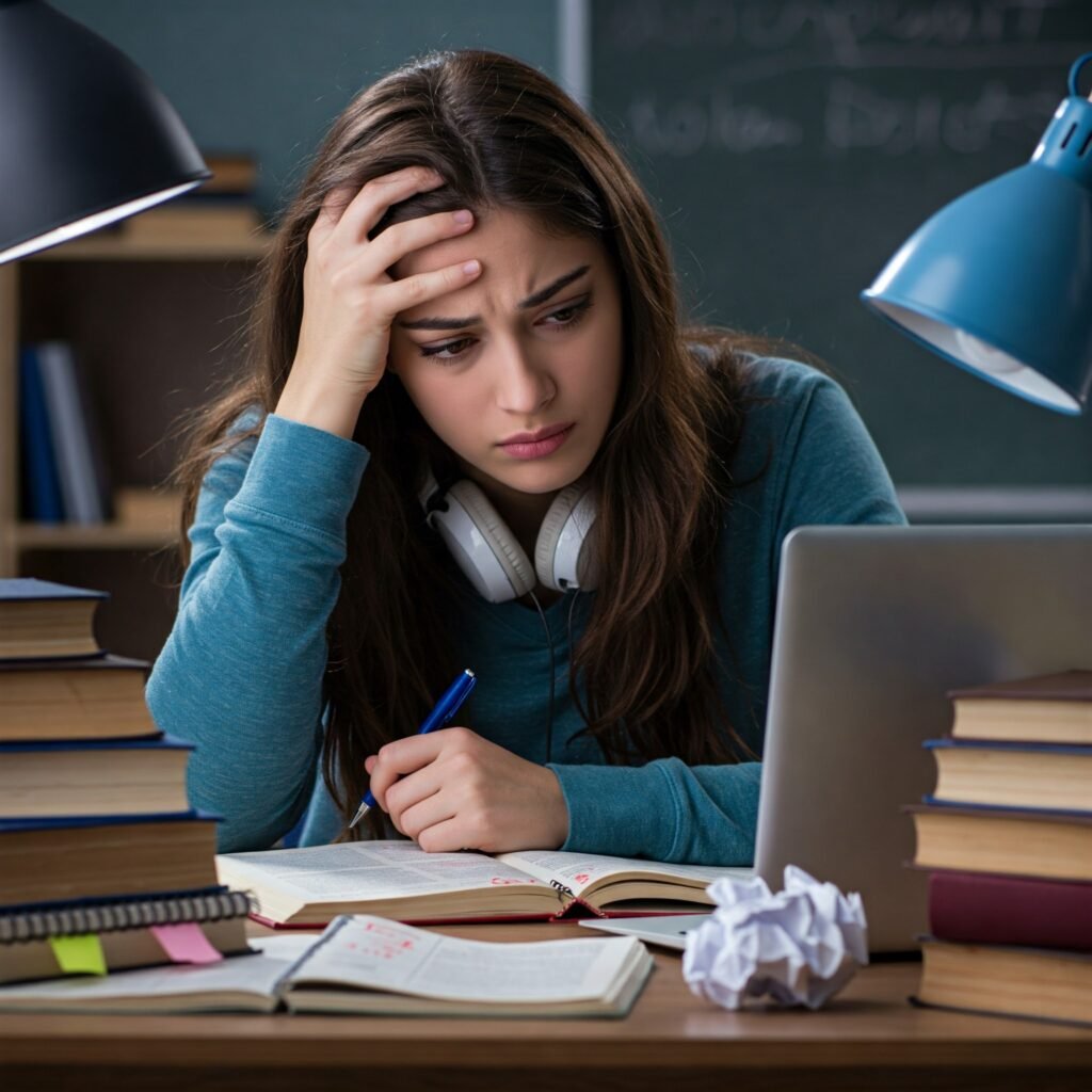 Stressed Student Overload