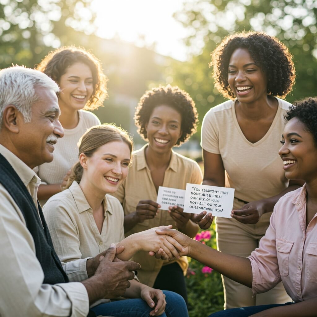 Group of Positive people