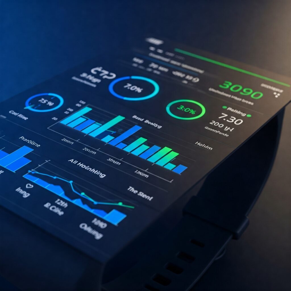 Tracking fitness, health metrics
